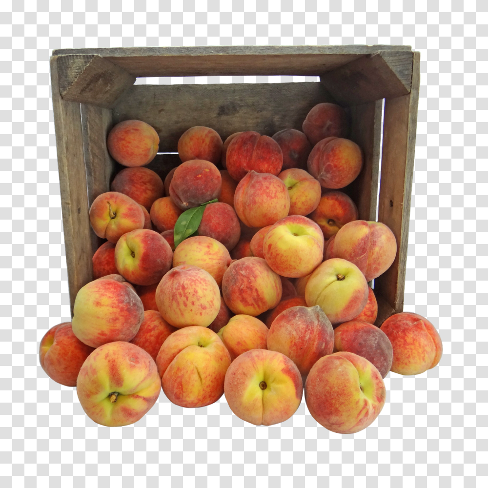 Peach Food, Plant, Fruit, Produce Transparent Png