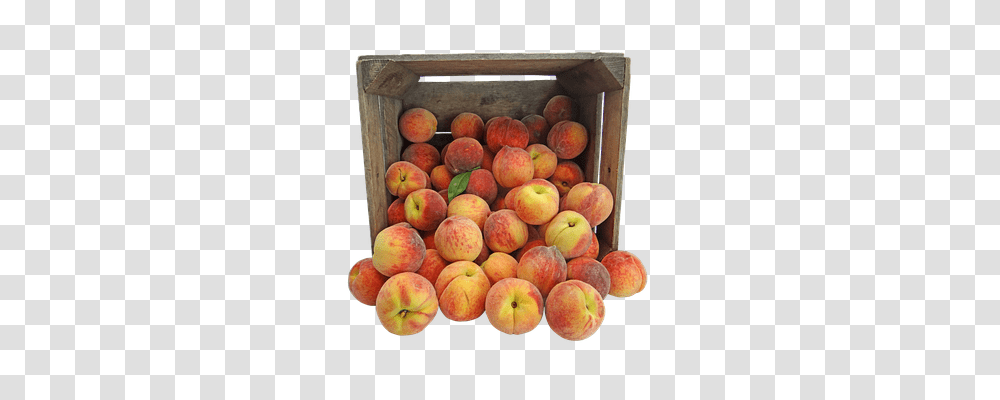 Peach Food, Plant, Fruit, Produce Transparent Png