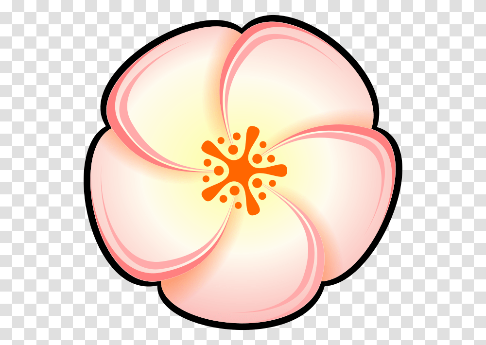 Peach Clip Art, Plant, Flower, Blossom, Petal Transparent Png