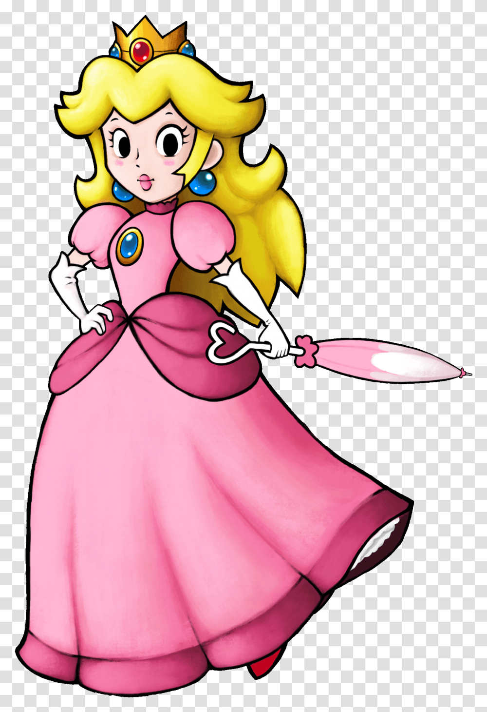 Peach Clip Art Super Mario Princess Peach Clipart, Person, Female, Performer Transparent Png