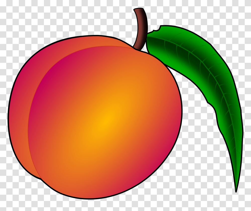 Peach Clipart, Plant, Apricot, Fruit, Produce Transparent Png