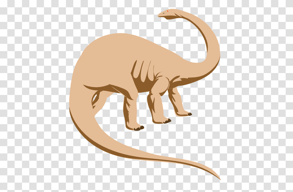 Peach Colored Dinosaur Clip Arts Download, Reptile, Animal, Elephant, Wildlife Transparent Png