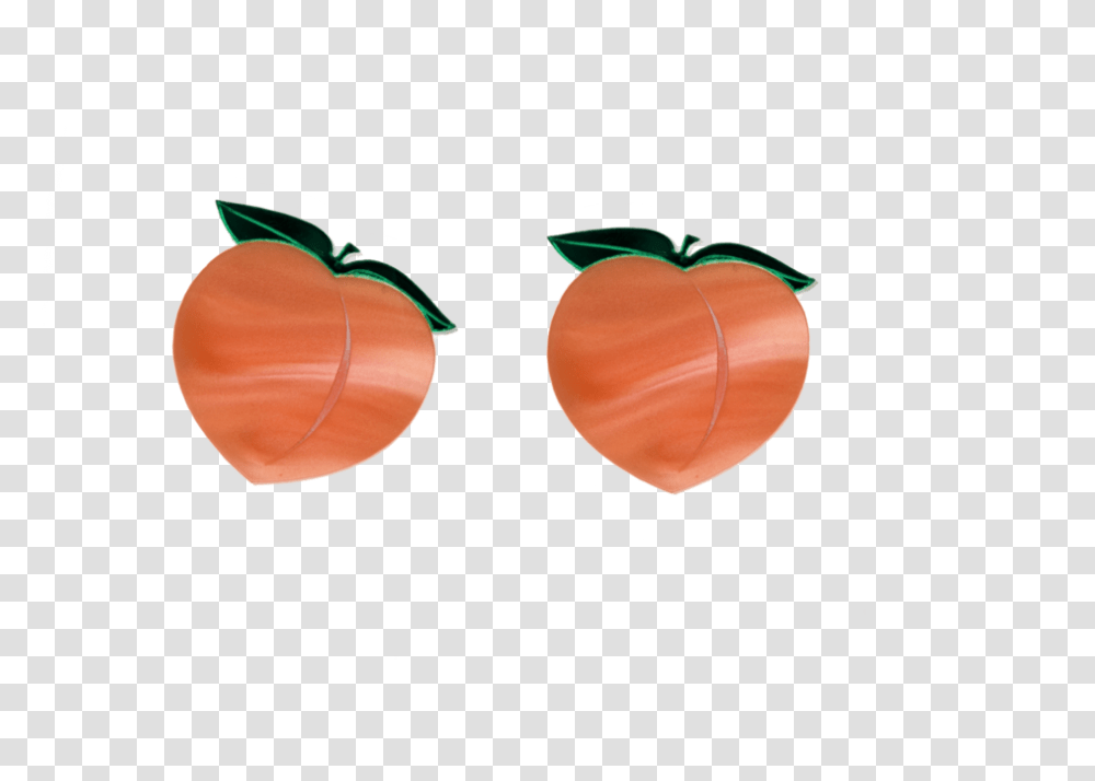 Peach Earrings Persimmon, Plant, Fruit, Food, Produce Transparent Png