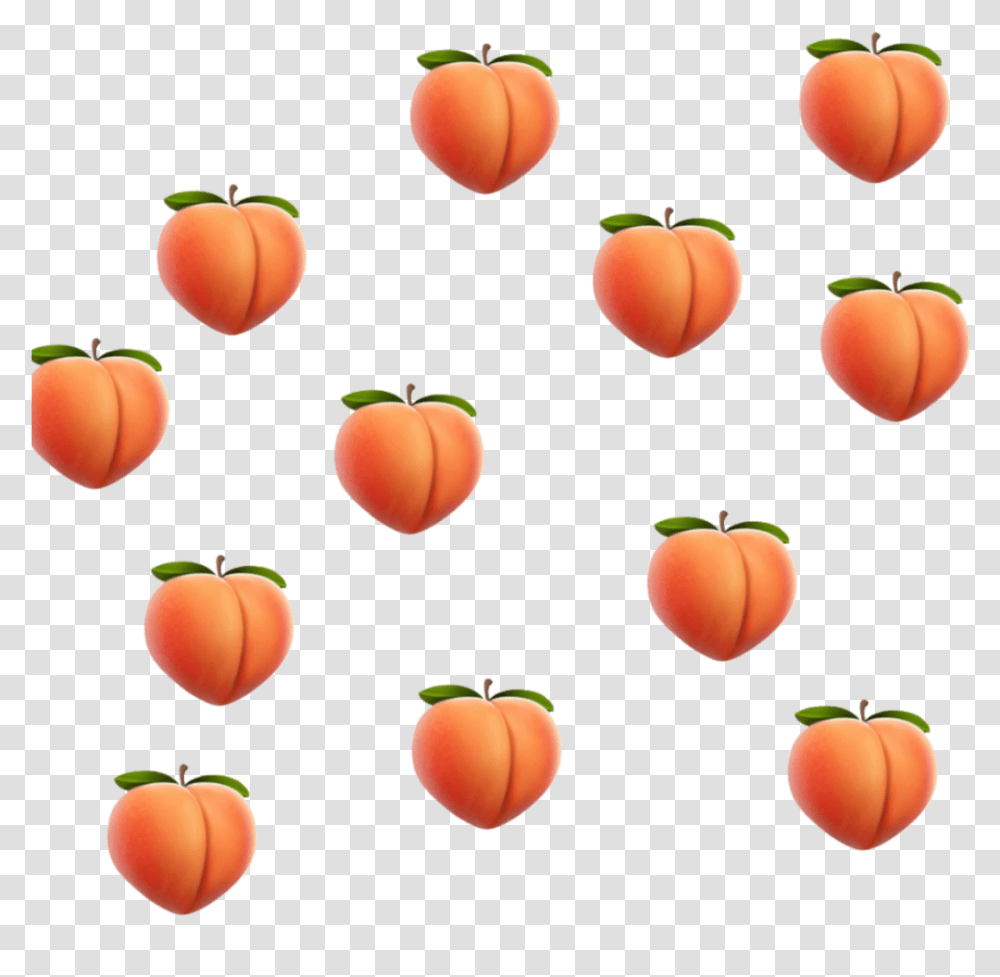 Peach Emoji Background Pls Use Peach Emoji Background, Plant, Fruit, Food, Apricot Transparent Png