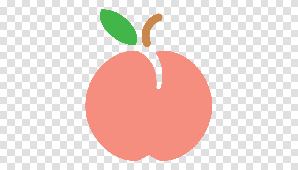 Peach Emoji For Facebook Email Sms Id, Plant, Fruit, Food, Balloon Transparent Png