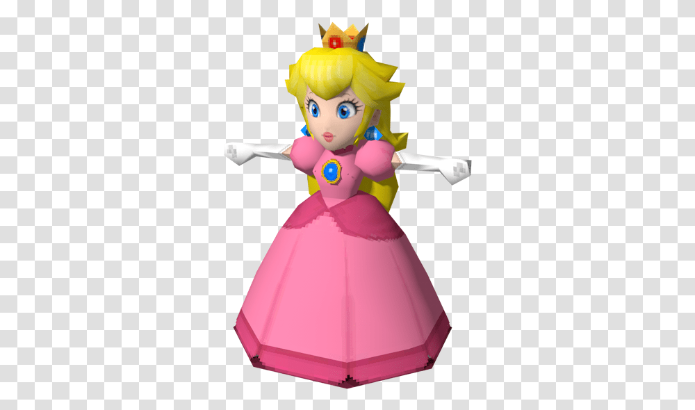 Peach From Super Mario, Doll, Toy, Figurine, Barbie Transparent Png