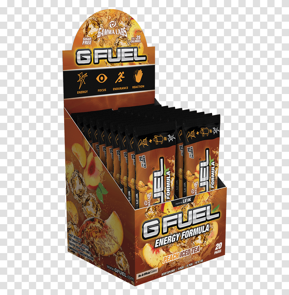 Peach Iced Tea Gfuel, Book, Sweets, Food, Confectionery Transparent Png