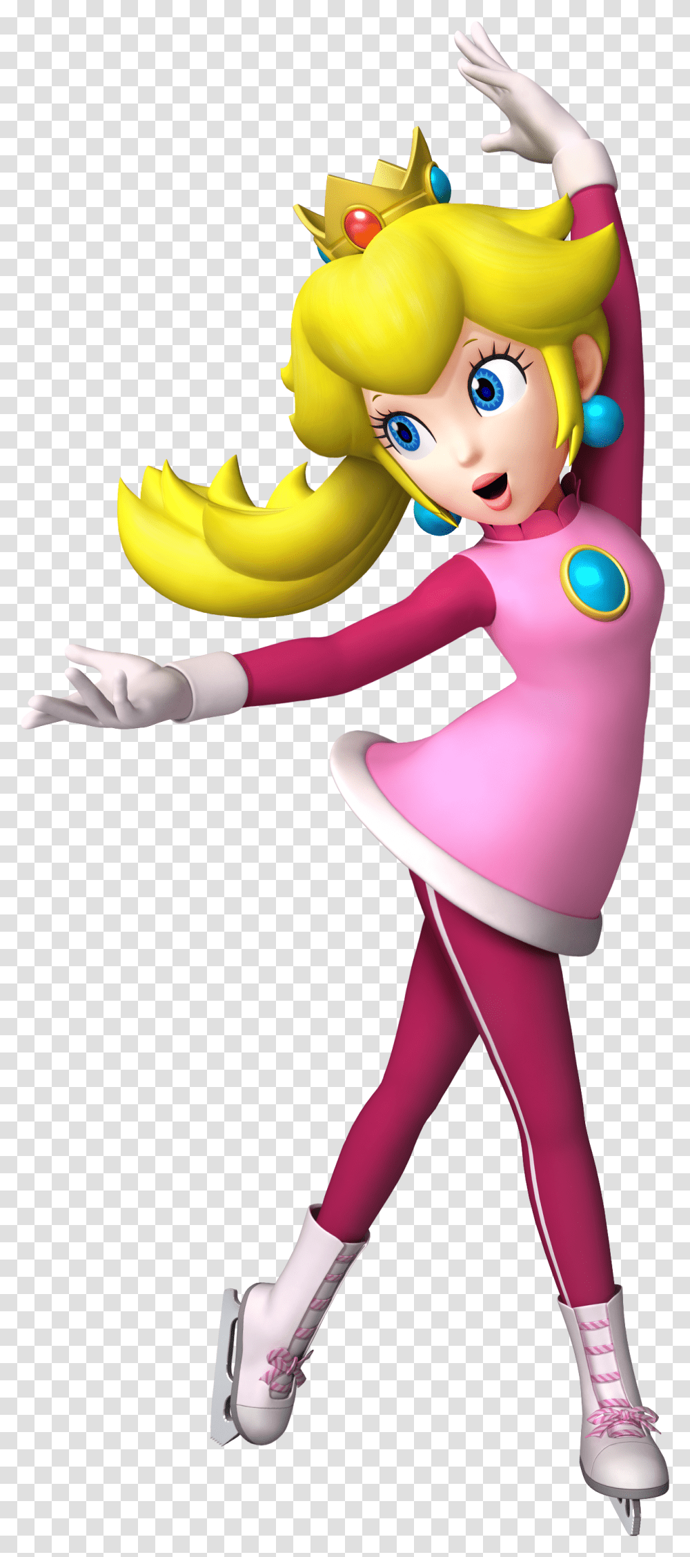 Peach Mario And Sonic At The Olympic Winter Games, Person, Plant, Costume Transparent Png