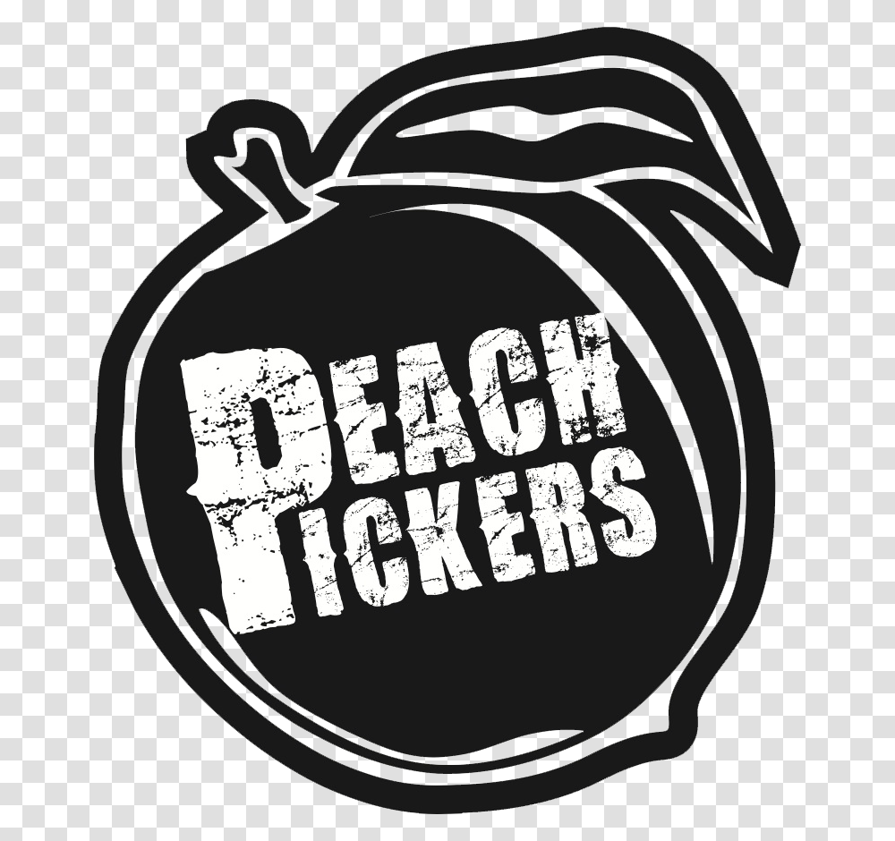 Peach Pickers Logo, Stencil, Grenade, Bomb Transparent Png
