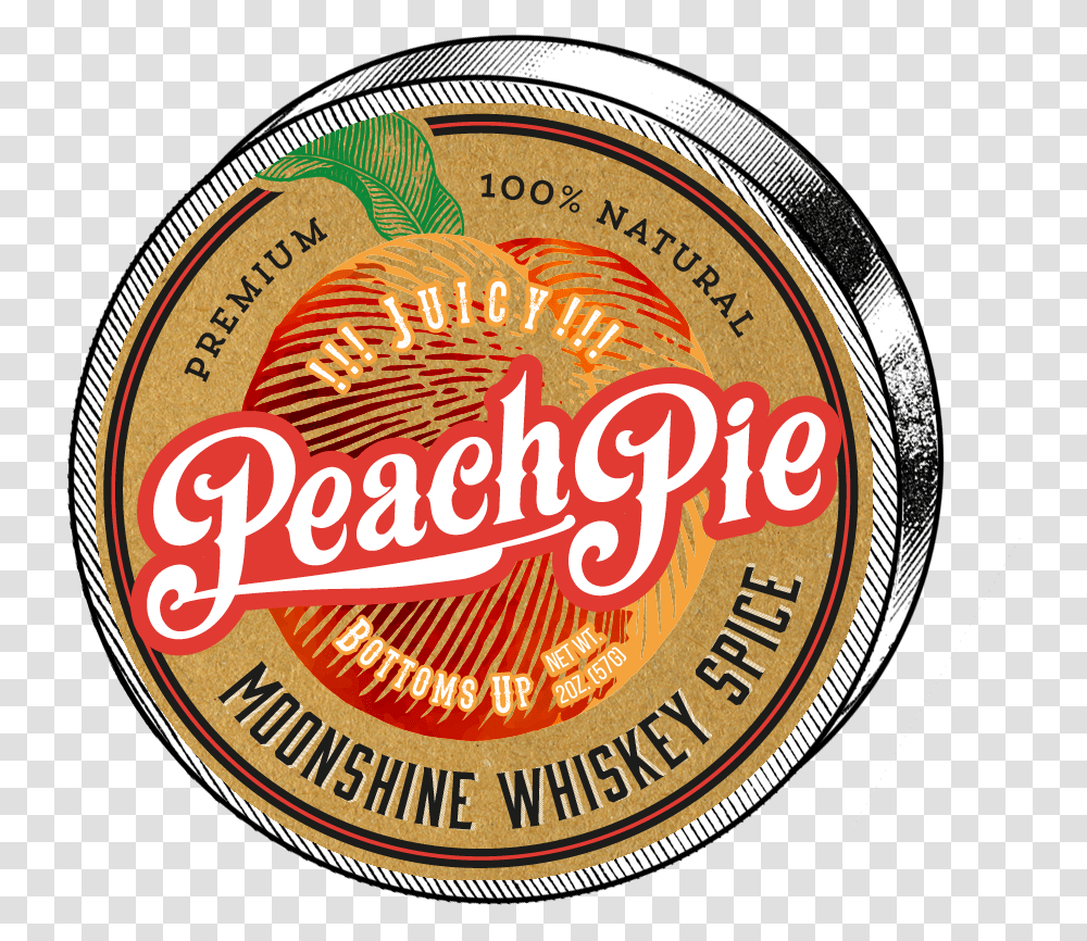 Peach Pie Moonshine Moonshine, Label, Beverage, Drink Transparent Png