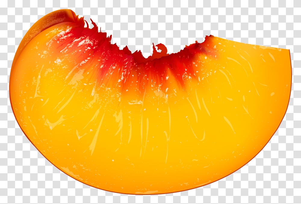 Peach Slice Image Peach Slice Clipart Transparent Png