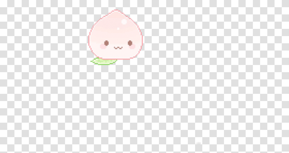Peach Smol Cute Aesthetic Kawaii Soft Tumblr Cartoon, Balloon, Plant Transparent Png