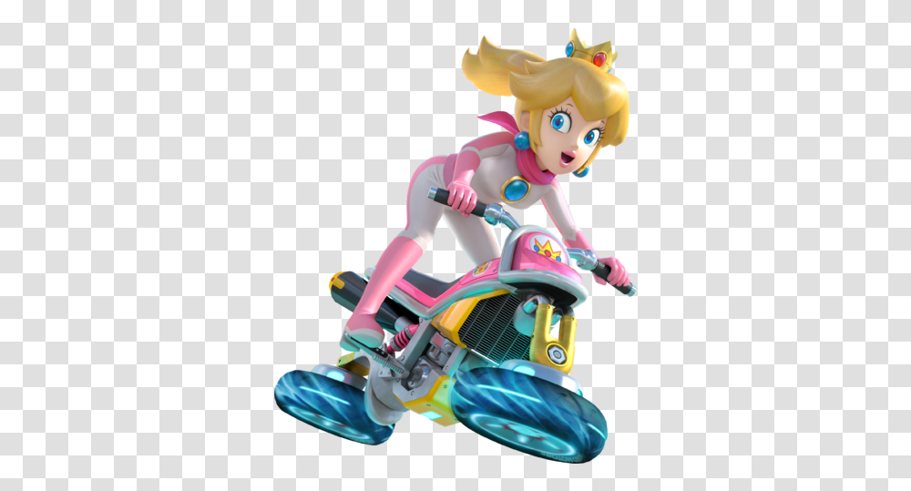 Peach, Toy, Vehicle, Transportation, Motorcycle Transparent Png