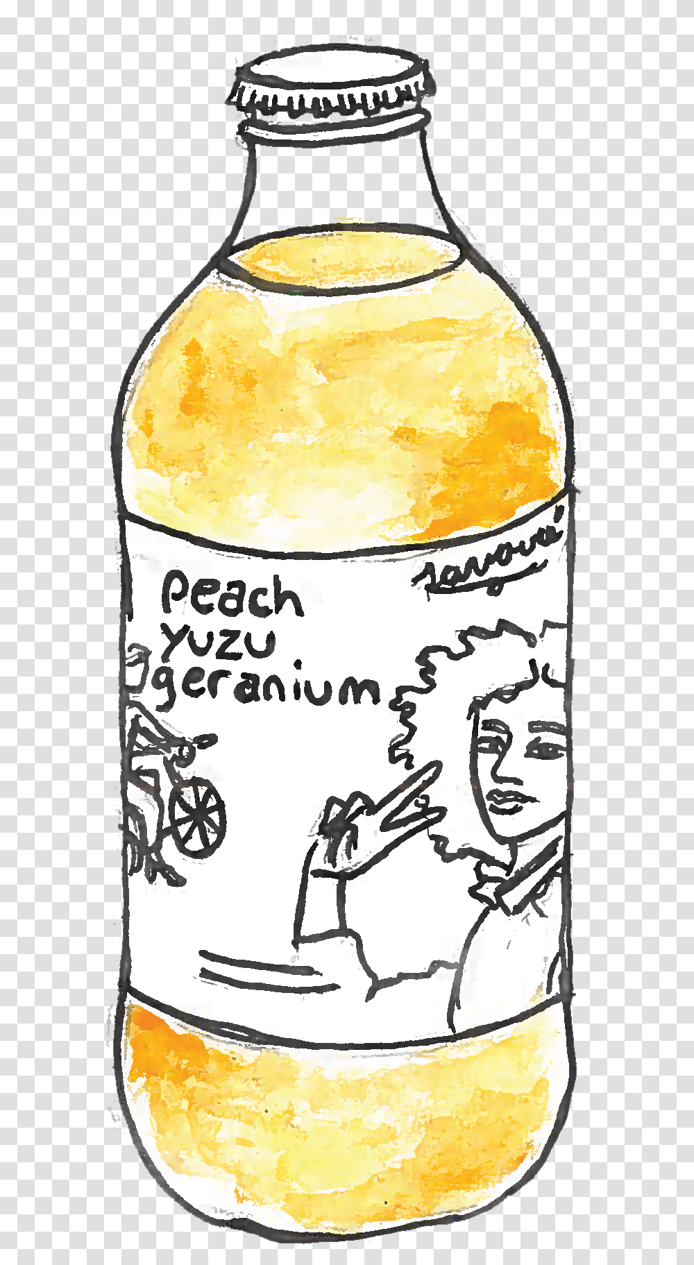 Peach Yuzu Geranium Soda, Alcohol, Beverage, Drink, Liquor Transparent Png