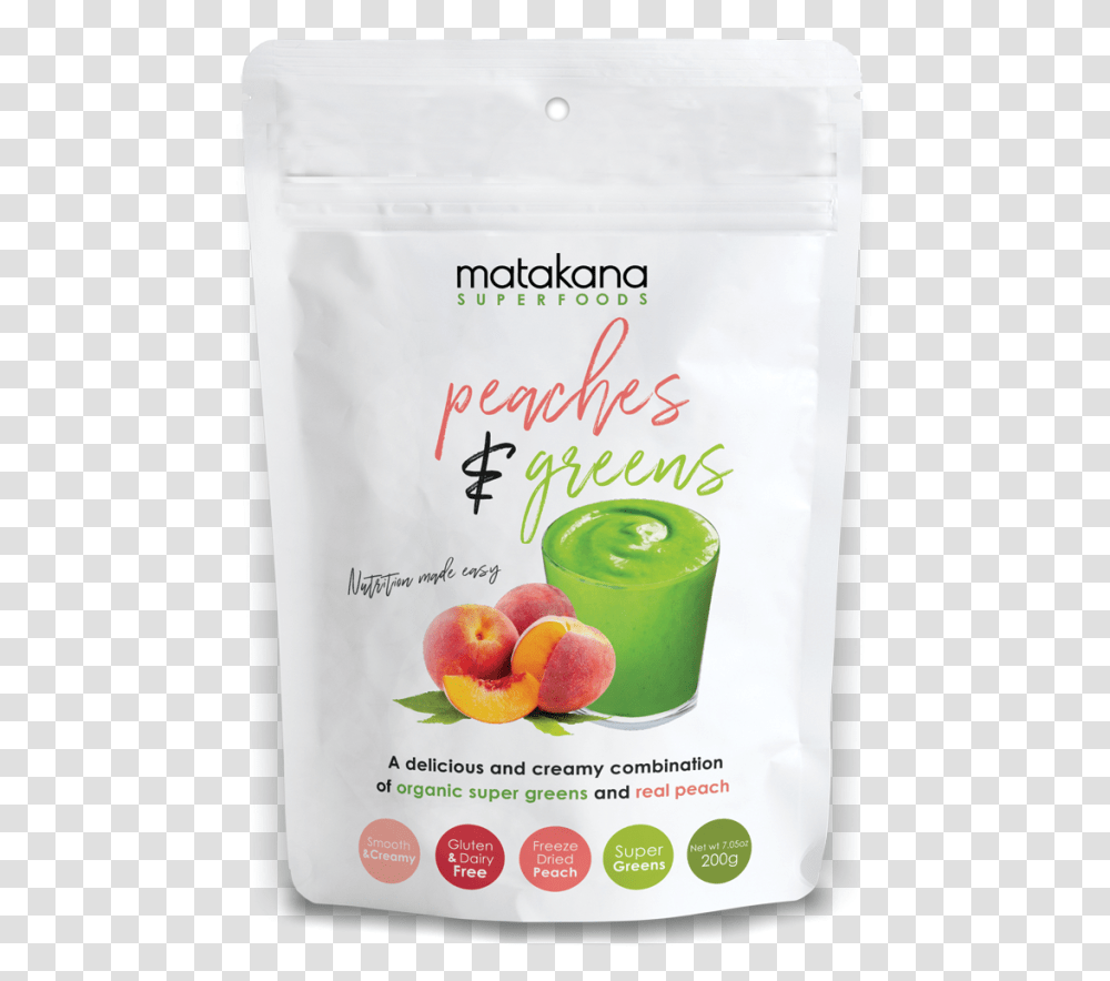 Peaches Amp Greens 200g Juicebox, Plant, Fruit, Food, Refrigerator Transparent Png