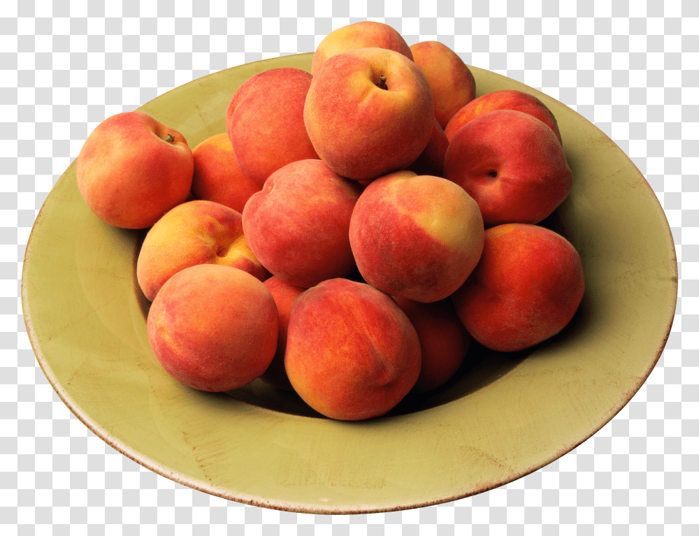 Peaches Peach Tumblr Soft Aesthetic Plate Of Fruit Peaches Transparent Png