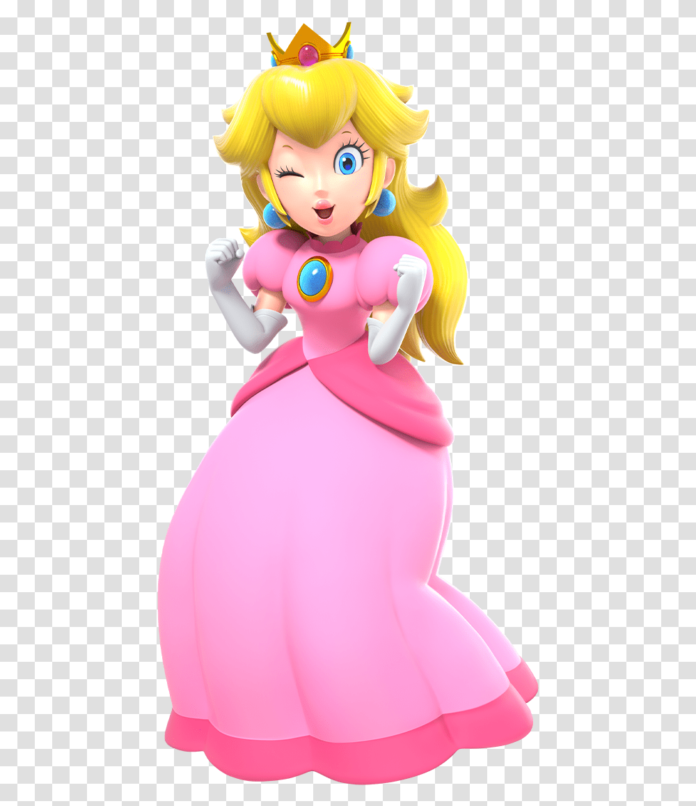 Peachsupermarioparty Princess Peach Super Mario Party, Doll, Toy, Figurine, Barbie Transparent Png