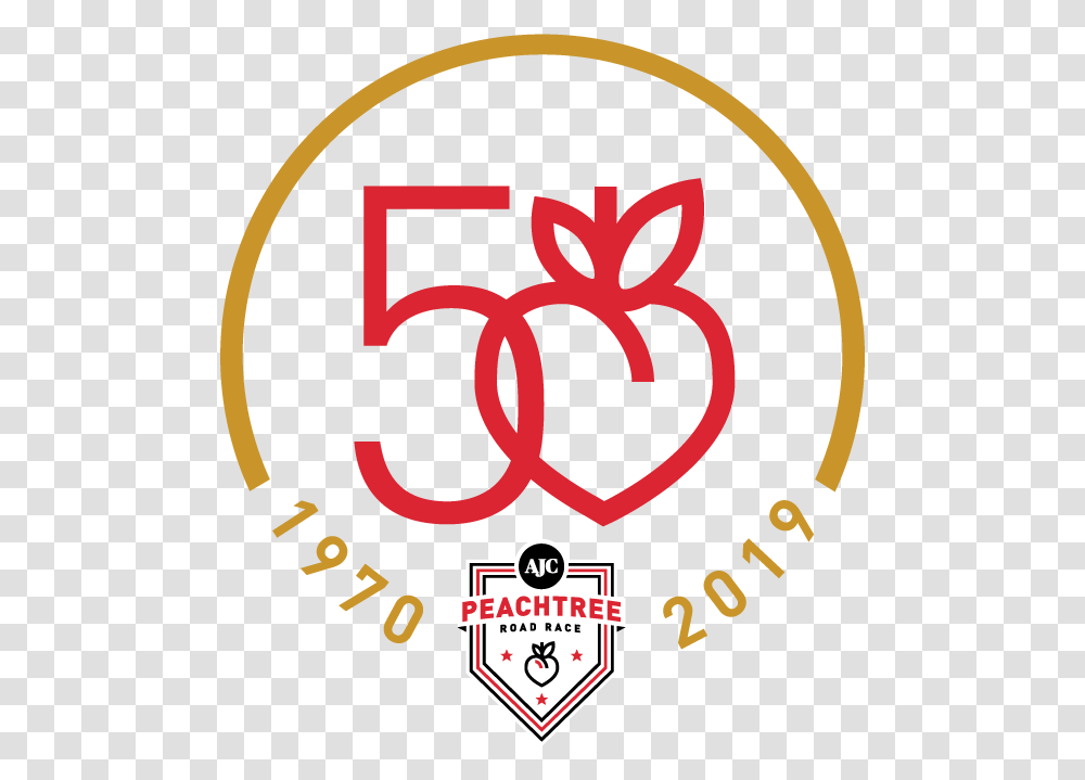 Peachtree Road Race On 4th Of July Ajc Peachtree Road Race 2019, Logo, Trademark Transparent Png