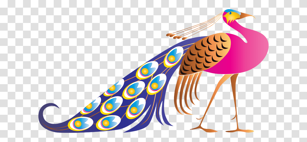 Peacock Clipart Cute Cartoon, Bird, Animal Transparent Png