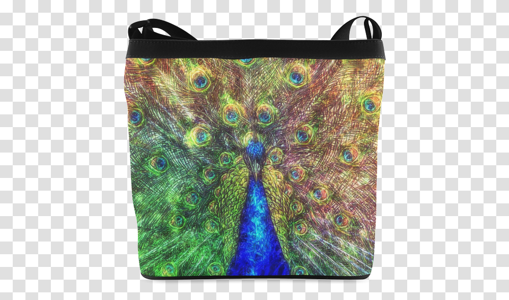 Peacock Crossbody Bags Canvas Print, Bird, Animal, Accessories Transparent Png