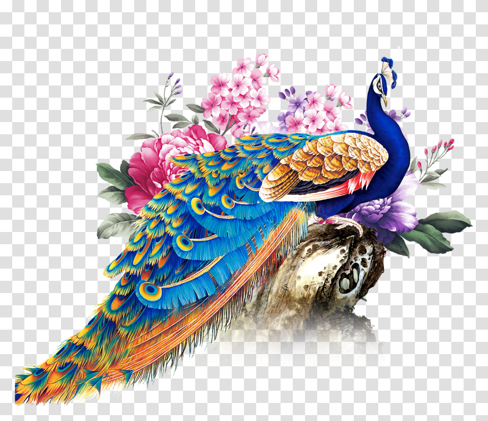 Peacock Decor Peacock Art Photo Booth Backdrop Helmet, Plant, Pattern, Crowd Transparent Png