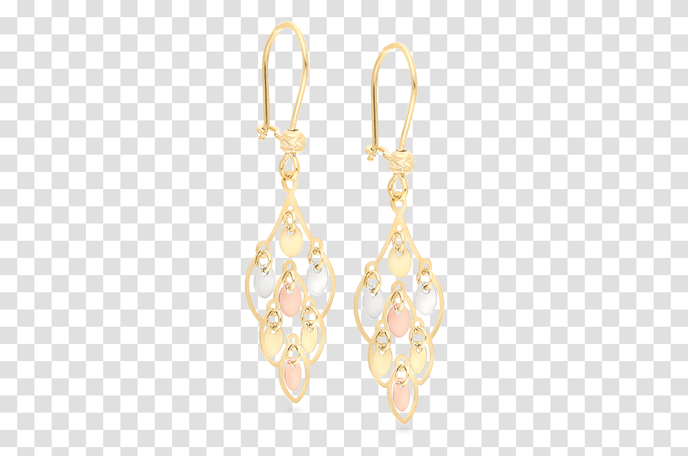 Peacock Filigree Chandelier Earrings Tricolor Gold Earrings, Jewelry, Accessories, Accessory Transparent Png