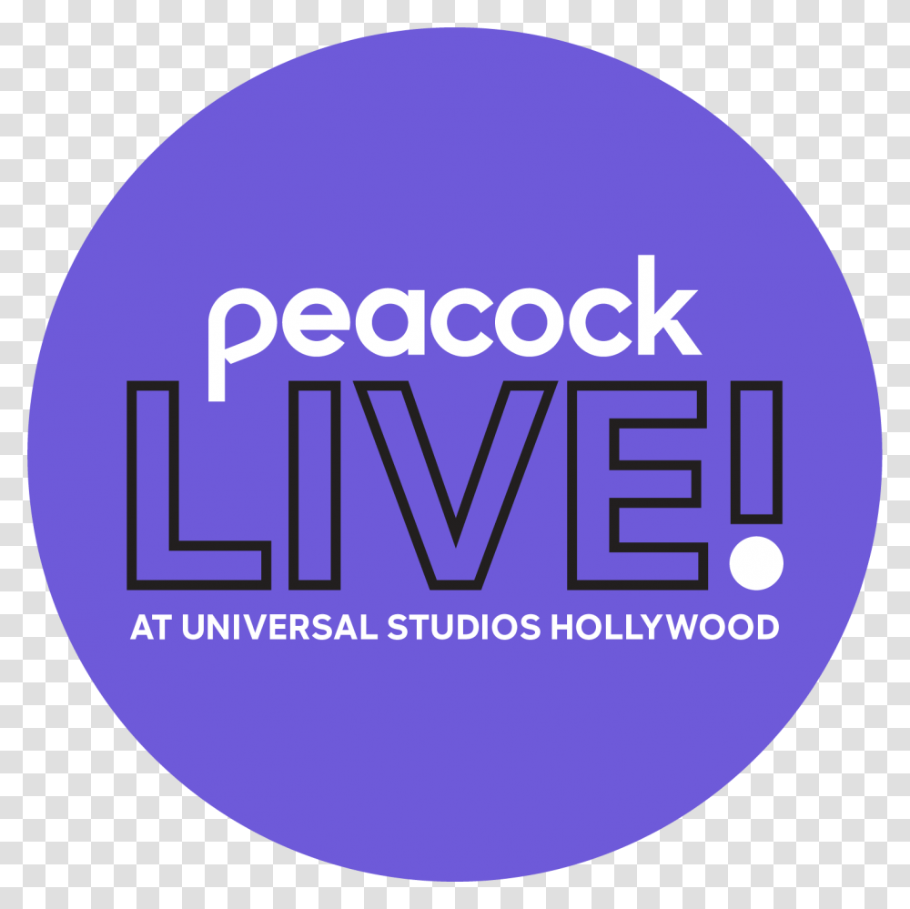 Peacock Live Logo Circle, Word, Sphere, Trademark Transparent Png