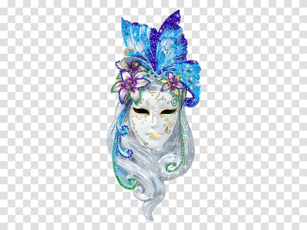Peacock Venetian Masks Butterfly, Carnival, Crowd, Parade, Mardi Gras Transparent Png