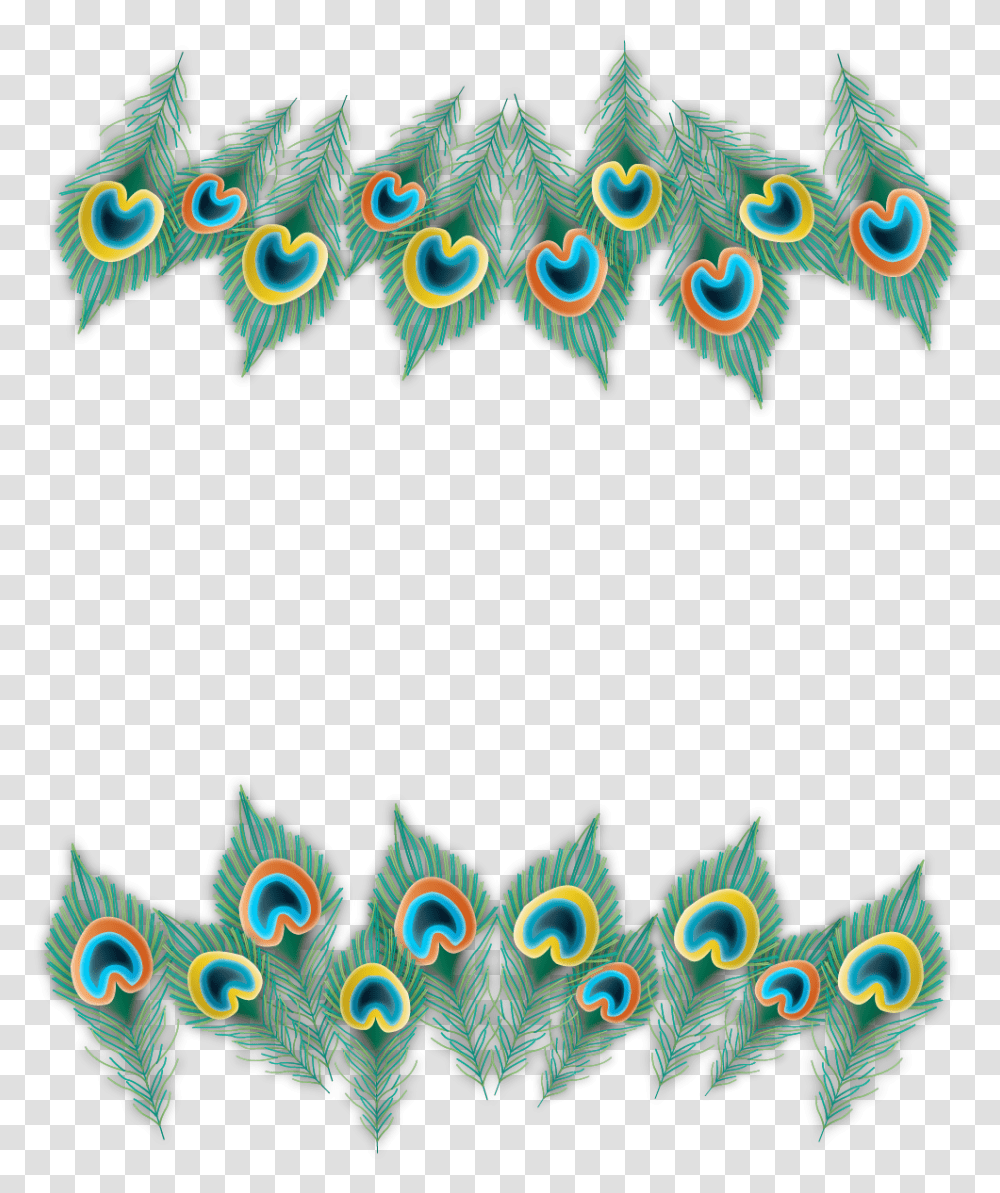Peafowl Download Green, Pattern, Fractal, Ornament Transparent Png