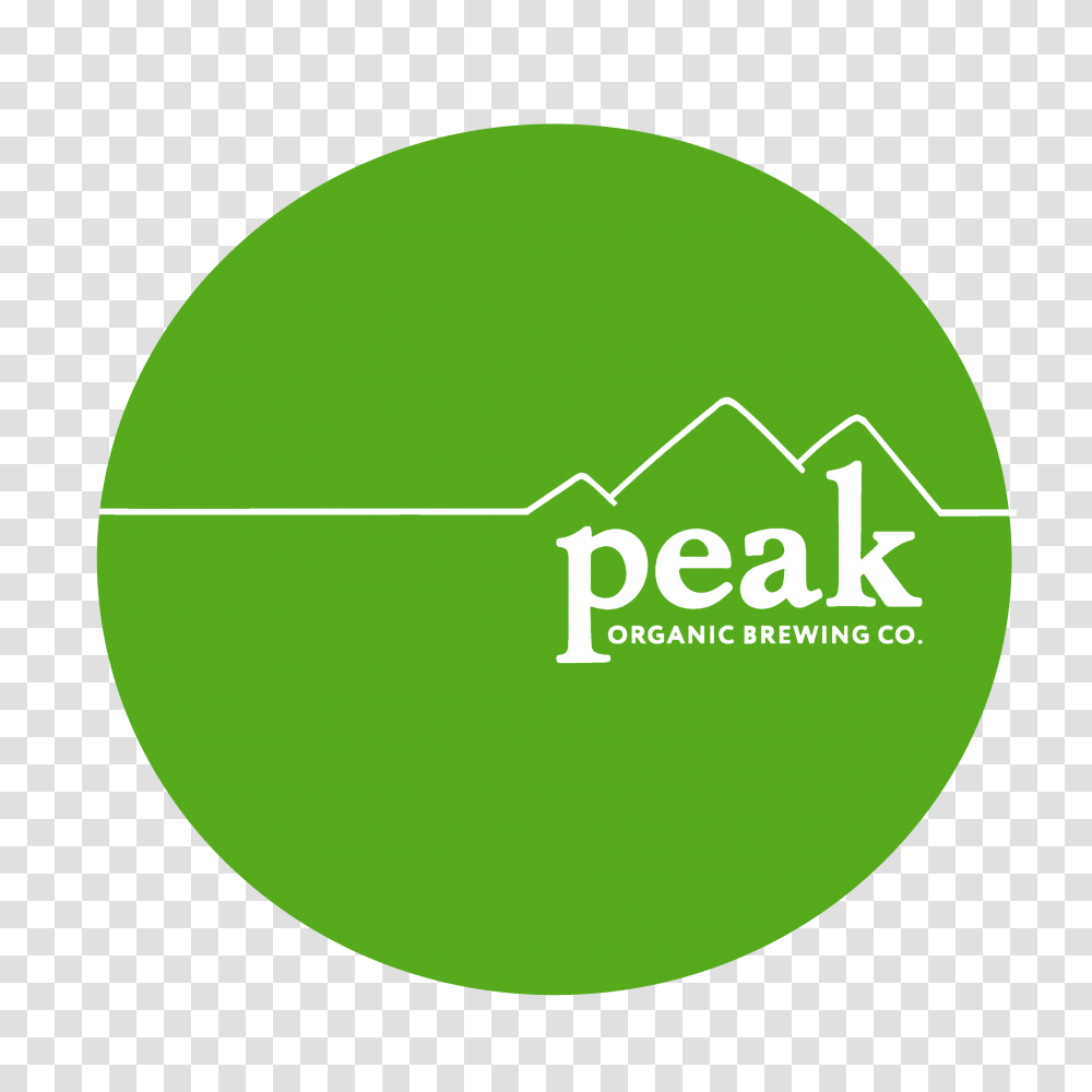 Peak Peak Organic Beer Logo, Tennis Ball, Sport, Sports, Sphere Transparent Png