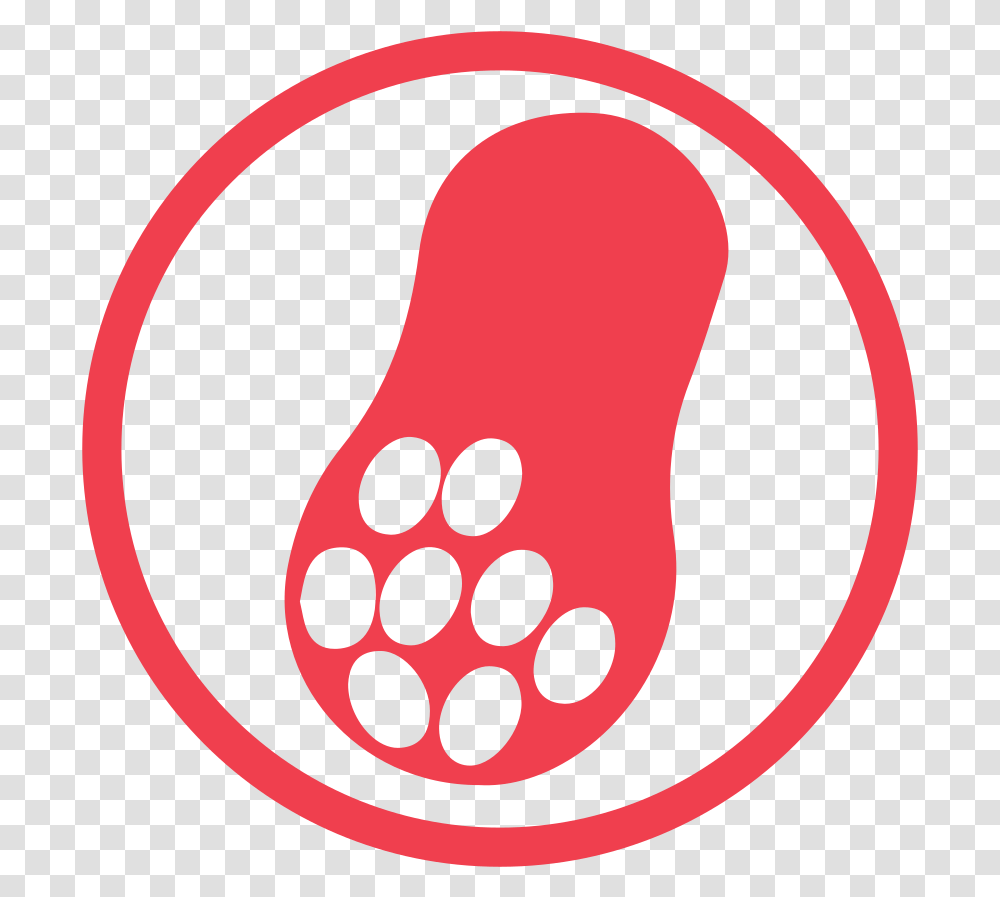 Peanut Allergy Red Icon Food Allergen Peanuts Icon, Heart, Hand, Footprint Transparent Png