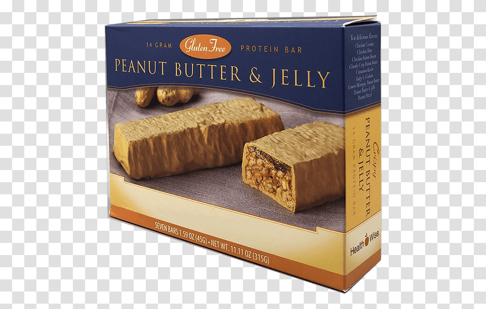 Peanut Butter Amp Jelly Protein Bar Rum Cake, Box, Bread, Food, Brie Transparent Png