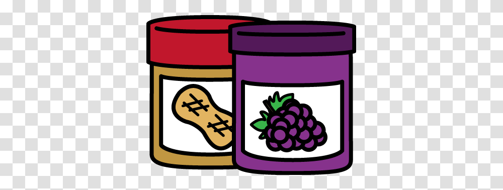 Peanut Butter And Jelly Clip Art, Label, Plant Transparent Png