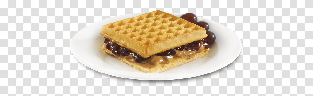 Peanut Butter And Jelly Waffles Belgian Waffle, Food, Burger, Hot Dog Transparent Png