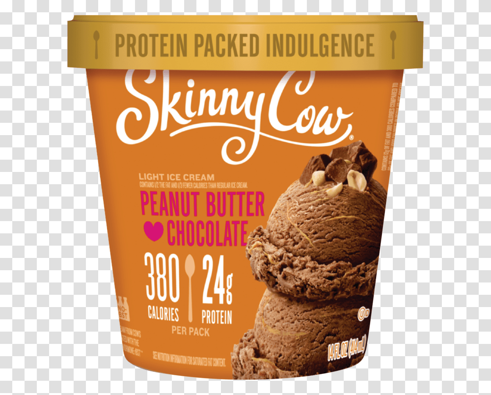Peanut Butter Chocolate Skinny Cow Ice Cream Tubs, Dessert, Food, Plant, Caramel Transparent Png