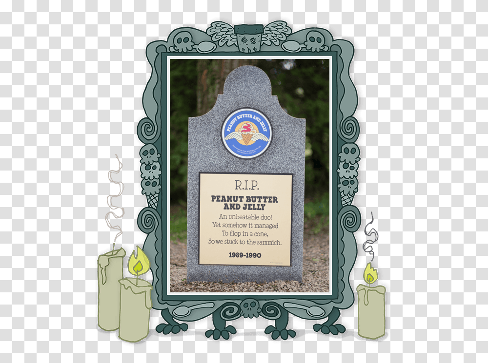 Peanut Butter Jelly Detail Ben Amp, Plaque, Tomb, Tombstone, Plant Transparent Png