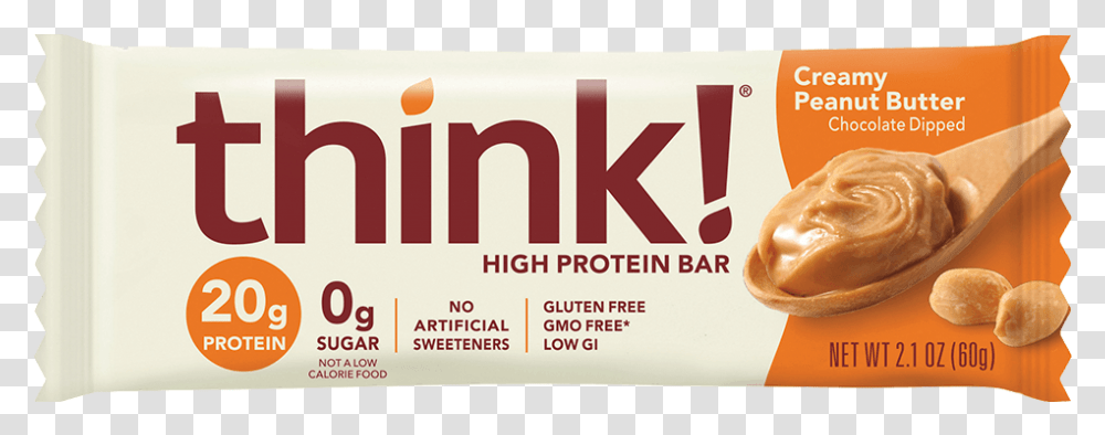 Peanut Butter Think Bars, Word, Label, Paper Transparent Png