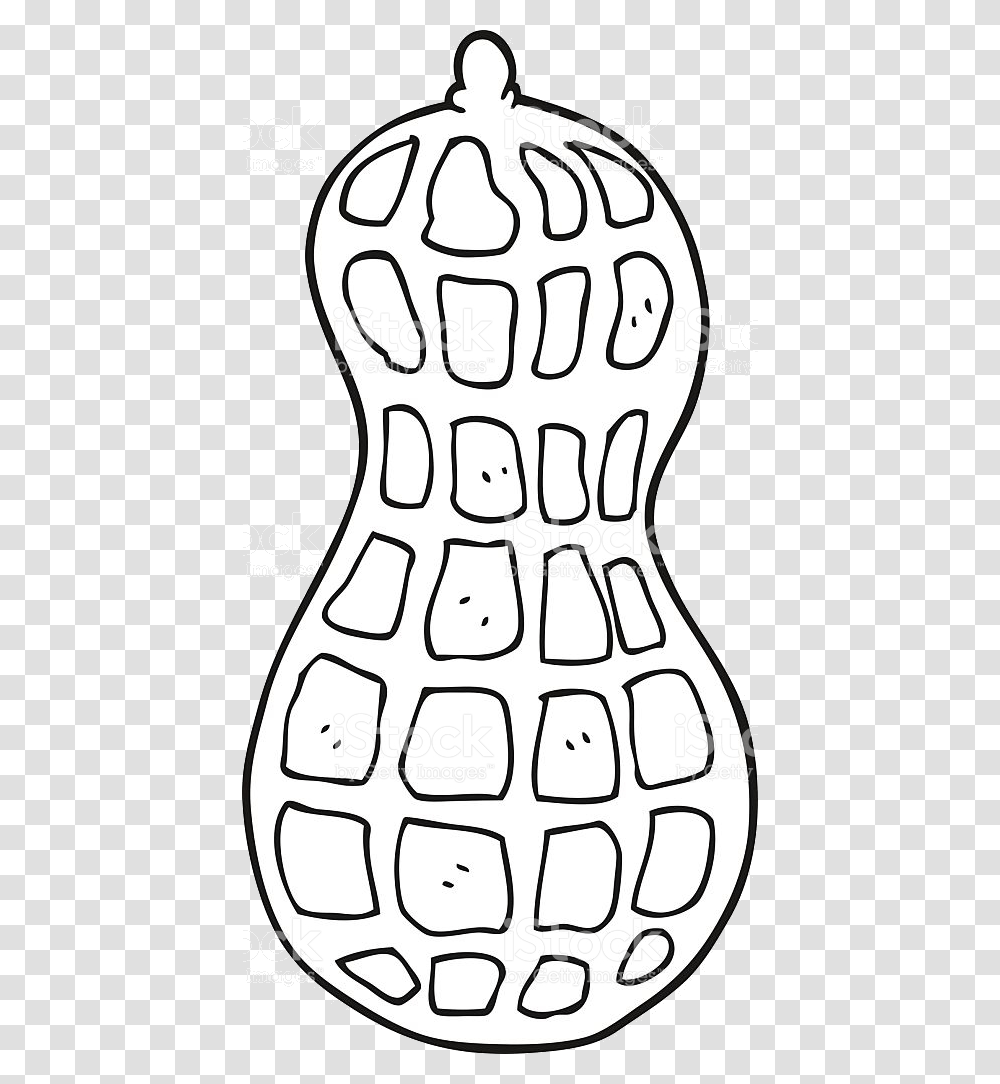 Peanut Clipart Black And White Peanut Black And White, Pillow, Cushion, Hand, Grenade Transparent Png