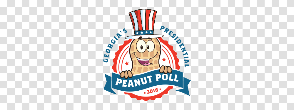 Peanut Clipart Georgia, Logo, Label Transparent Png