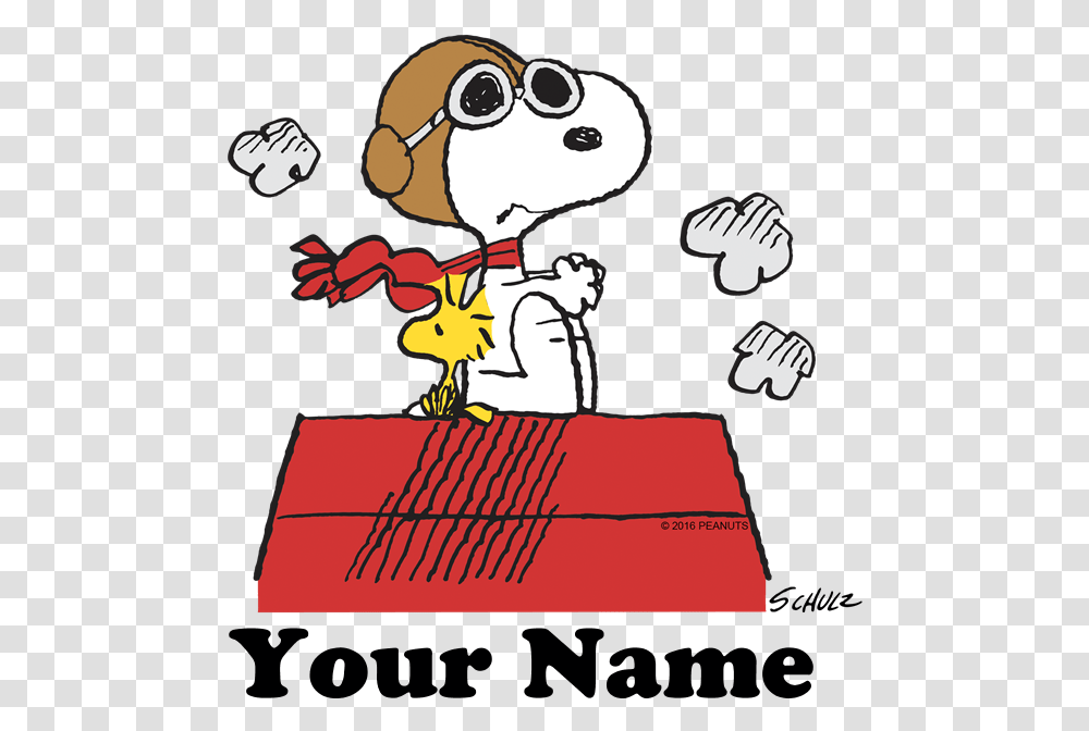 Peanuts Flying Ace Personalized 11 Oz Logo Snoopy, Hand, Fist, Poster, Advertisement Transparent Png