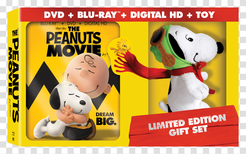 Peanuts Movie Limited Edition Gift Set Transparent Png