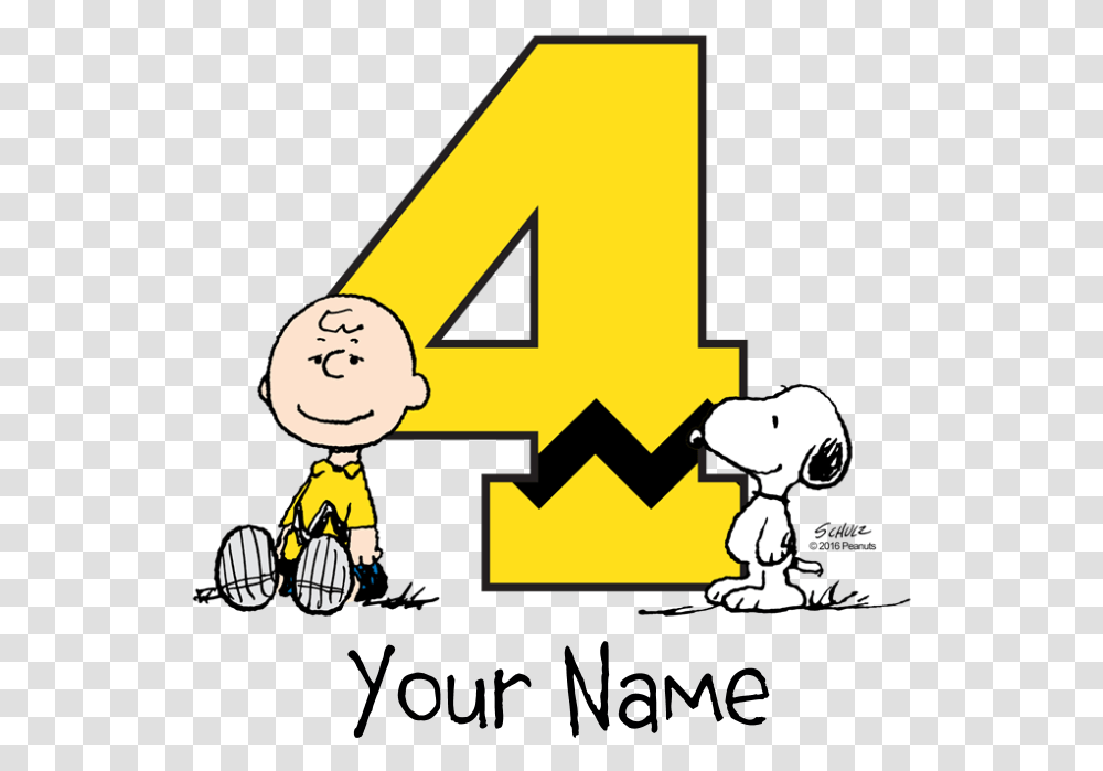 Peanuts Personalized 4th Birthday Kids Trucker Hat Charlie Brown Birthday, Number Transparent Png