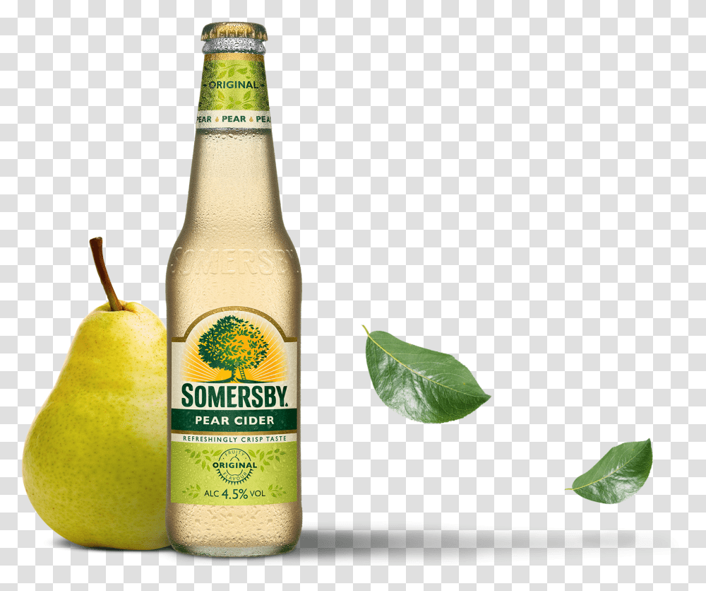 Pear Apple Cider Somersby, Fruit, Plant, Food, Beverage Transparent Png