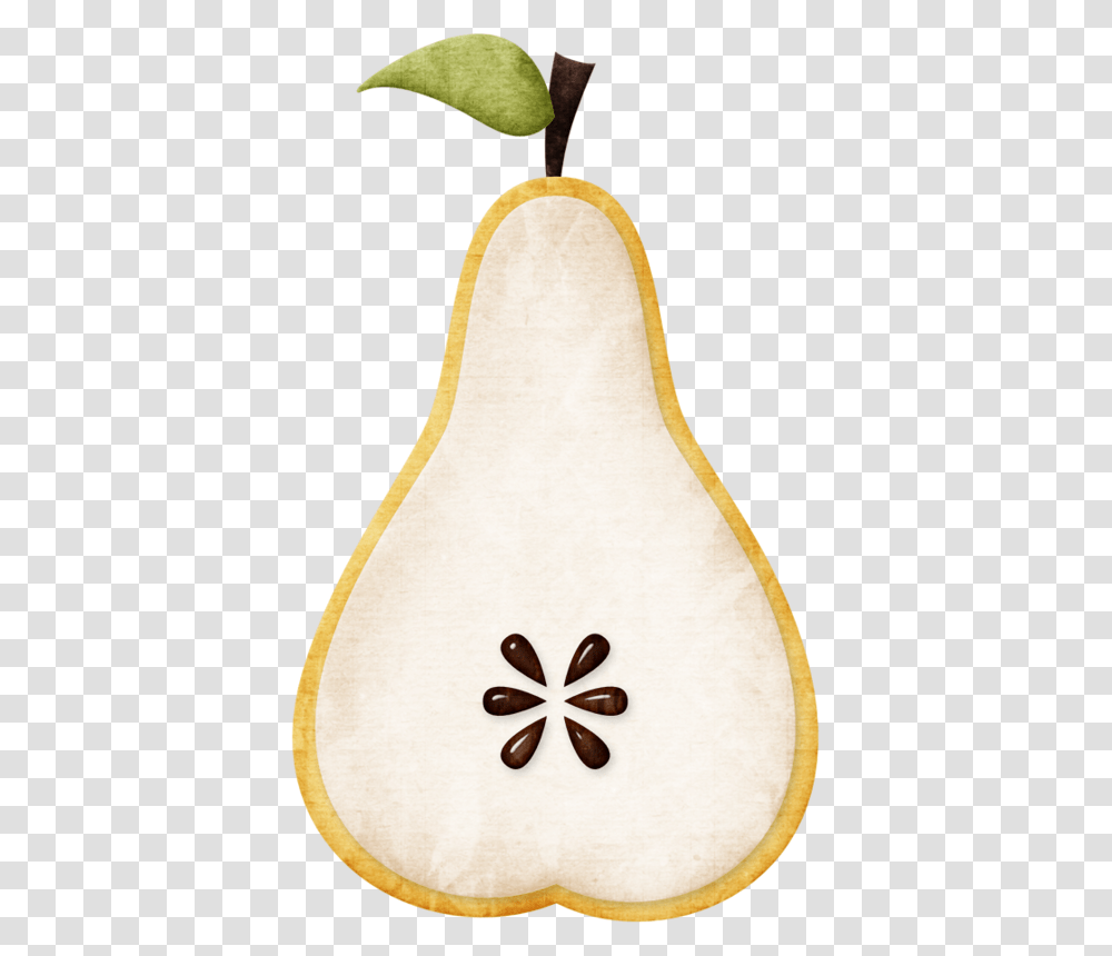 Pear Clipart Pear Half Clipart, Plant, Produce, Food, Rug Transparent Png