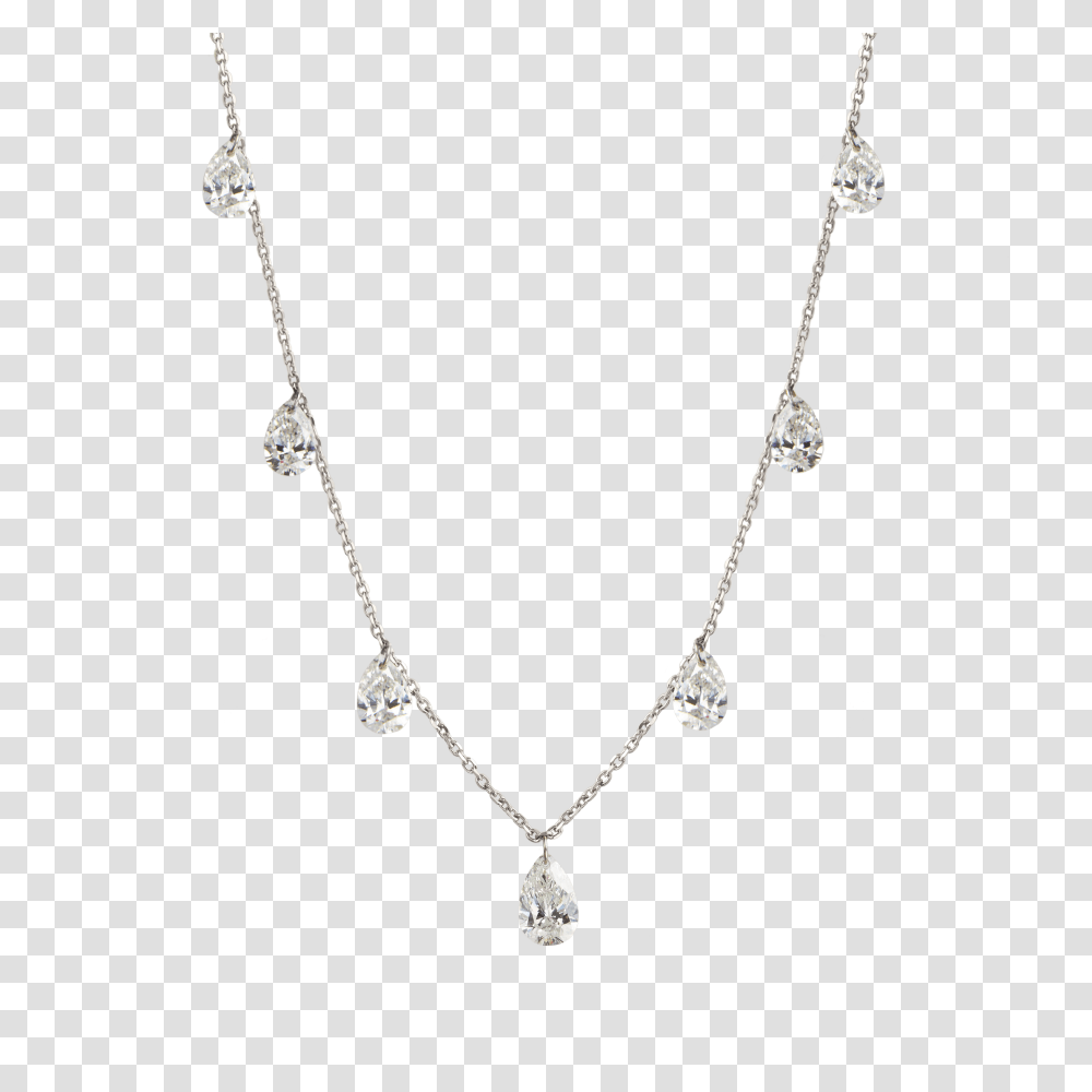 Pear Cut Diamond Suspense Necklace, Jewelry, Accessories, Accessory, Gemstone Transparent Png