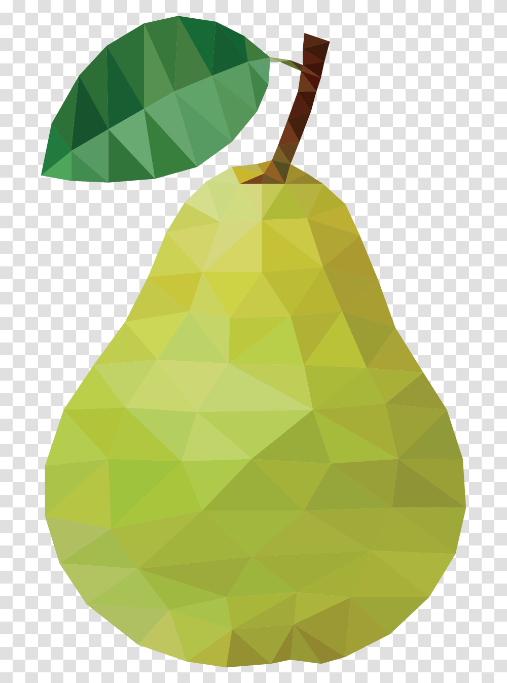 Pear Euclidean Vector Fruit Auglis Fruits In Geometrical Shapes, Plant, Food, Rug Transparent Png
