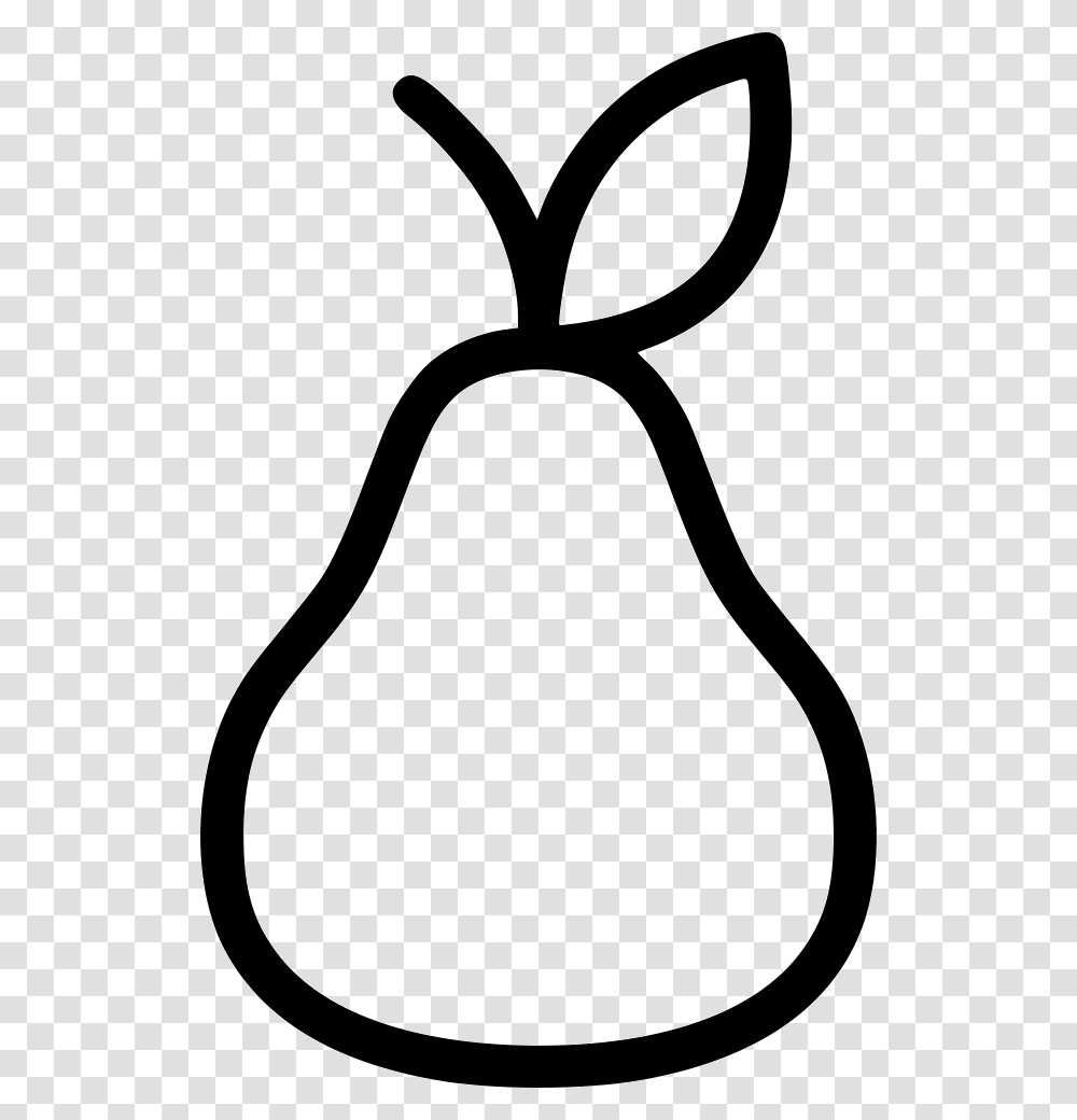 Pear Pear Icon, Label, Stencil, Plant Transparent Png