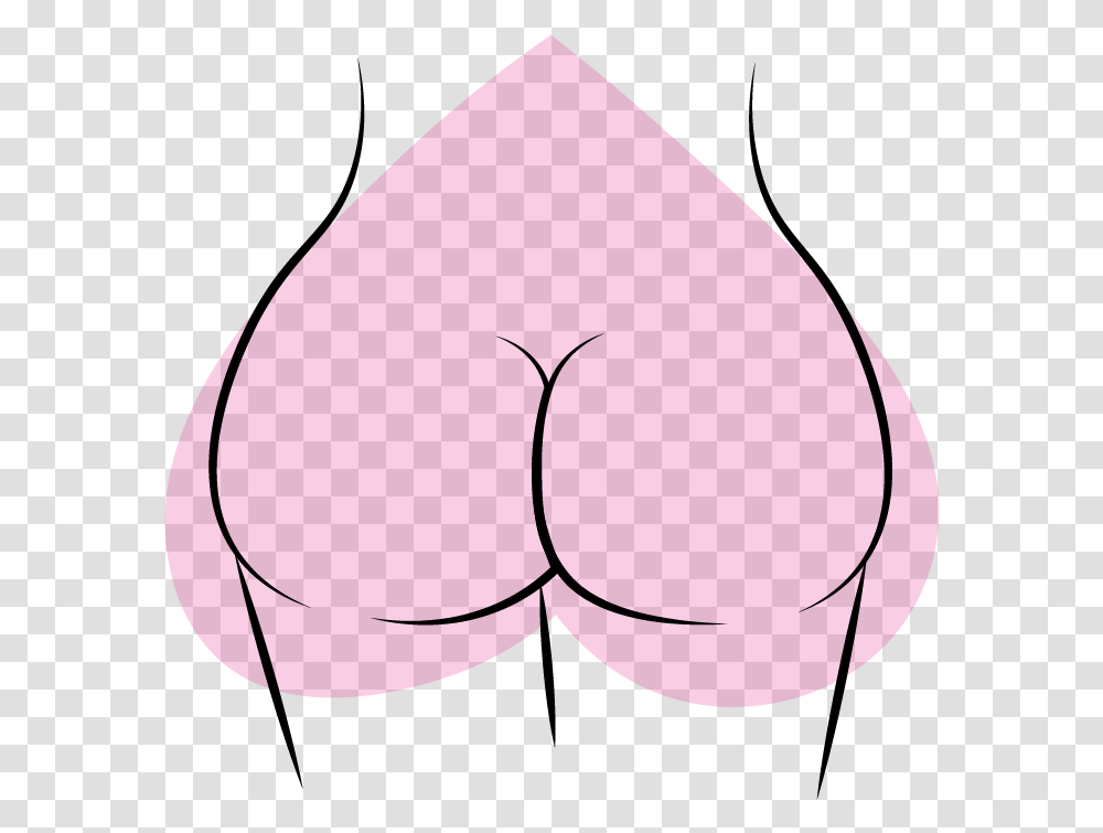 Pear Shaped Butt Pear Butt, Hand, Plant, Triangle, Heart Transparent Png