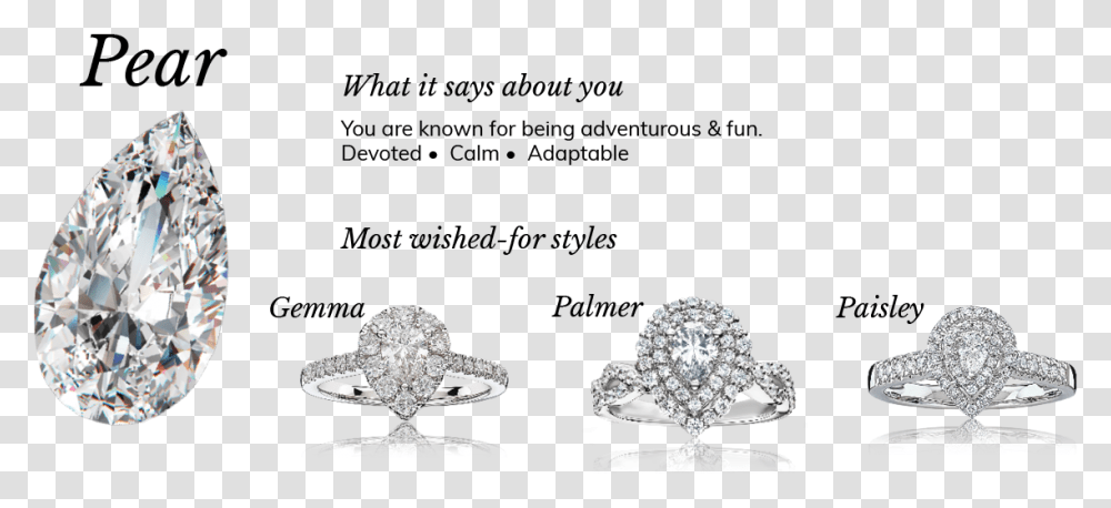 Pear Shaped Engagement Ring Meaning, Diamond, Gemstone, Jewelry, Accessories Transparent Png