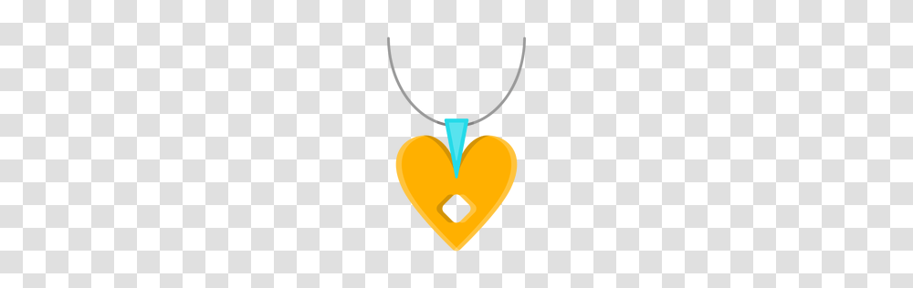 Pearl And Tassel Necklace Icon, Pendant, Heart Transparent Png
